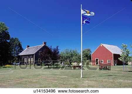 Stock Photograph -  Nova Scotia, Annapolis Royal, NS, Canada, North Hills Museum in Annapolis Royal.. Fotosearch