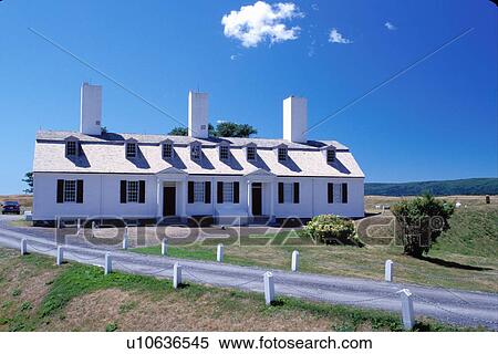 Stock Photography -  Nova Scotia, Annapolis Royal, NS, Canada, Fort Anne National Historic Site and Museum in Annapolis Royal.. Fotosearch