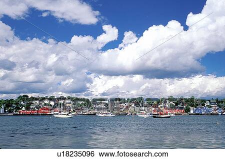 Nova Scotia, NS, Canada, Scenic village of Lunenburg, UNESCO World Heritage Site, on the Atlantic Ocean. View Large Photo Image Stock Photograph - Nova Scotia, NS, Canada, Scenic village of Lunenburg, UNESCO World Heritage Site, on the Atlantic Ocean. . Fotosearch