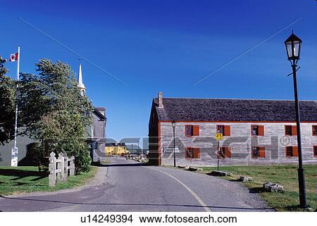 Picture -  Nova Scotia, Shelburne, NS, Canada, Historic Shipbuilding Center in Shelburne on the Atlantic Ocean. . Fotosearch