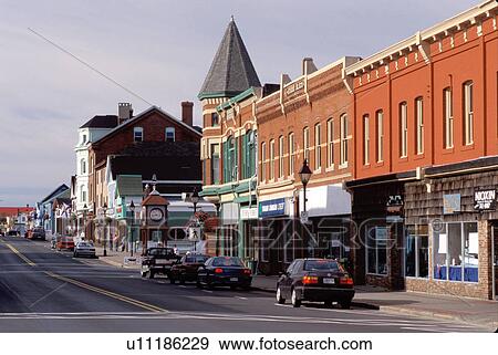 Stock Photo -  Nova Scotia, Yarmouth, NS, Canada, DowntownYarmouth . Fotosearch
