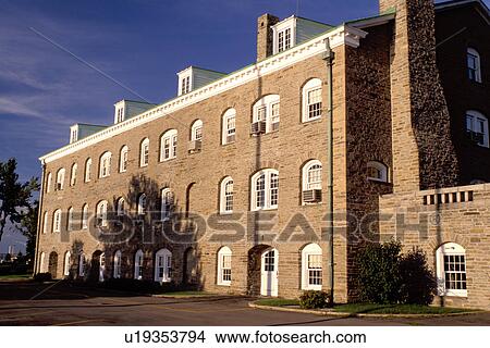 Picture -  Ogdensburg, New York, NY, Custom House the oldest federal government building in the United States of America.. Fotosearch