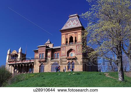 Picture -  Olana State Historic Site, Hudson, New York, . Fotosearch
