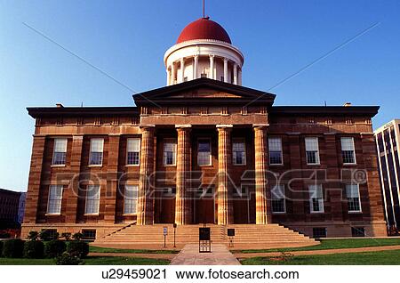 Old State Capitol, Springfield, IL, Illinois, The Old State Capitol building, a Greek Revival structure, in Springfield, Illinois. View Large Photo Image Stock Image - Old State Capitol, Springfield, IL, Illinois, The Old State Capitol building, a Greek Revival structure, in Springfield, Illinois. . Fotosearch
