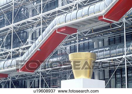 Paris, France, Europe, Georges Pompidou Centre or Beaubourg in downtown Paris. View Large Photo Image Stock Photo - Paris, France, Europe, Georges Pompidou Centre or Beaubourg in downtown Paris.. Fotosearch