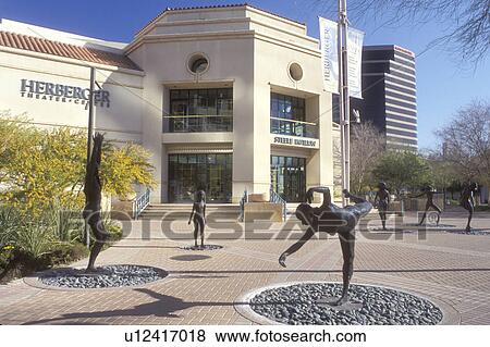 Stock Photo -  performing arts, Phoenix, Arizona, AZ, Herberger Theater Center in downtown Phoenix. . Fotosearch