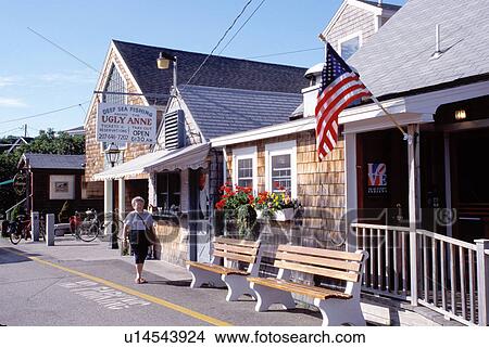 Picture -  Perkins Cove, Ogunquit, Maine, ME, Scenic fishing village of Perkins Cove. . Fotosearch