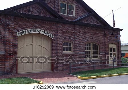 Pony Express, St. Joseph, MO, Missouri, Pony Express National Memorial, Pony Express Stables at the Pony Express Museum which was the eastern terminus of the overland mail service to California. View Large Photo Image Stock Photo - Pony Express, St. Joseph, MO, Missouri, Pony Express National Memorial, Pony Express Stables at the Pony Express Museum which was the eastern terminus of the overland mail service to California.. Fotosearch