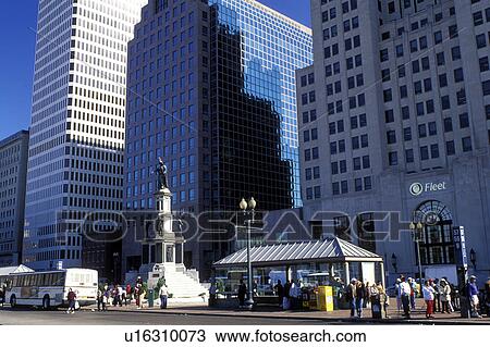 Stock Image -  Providence, Rhode Island, RI, Downtown Providence. Fotosearch