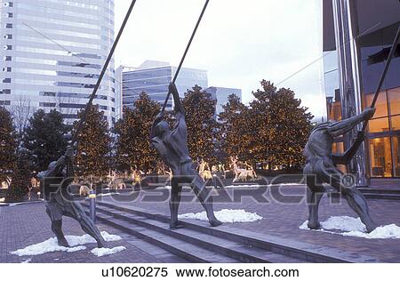 Richmond, VA, Virginia, Christmas decorations at the James Center in downtown Richmond in the evening. View Large Photo Image Stock Photography - Richmond, VA, Virginia, Christmas decorations at the James Center in downtown Richmond in the evening.. Fotosearch
