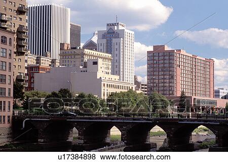 Rochester, New York, NY, Genesee River flows through downtown Rochester. View Large Photo Image Stock Photo - Rochester, New York, NY, Genesee River flows through downtown Rochester.. Fotosearch