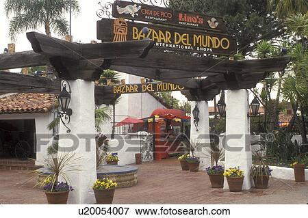San Diego, California, CA, Bazaar Del Munde at Old Town San Diego State Historic Park in Old Town San Diego. View Large Photo Image Stock Photo - San Diego, California, CA, Bazaar Del Munde at Old Town San Diego State Historic Park in Old Town San Diego.. Fotosearch