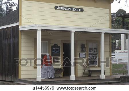 San Diego, California, CA, The Johnson House at Old Town San Diego State Historic Park in Old Town San Diego. View Large Photo Image Stock Photo - San Diego, California, CA, The Johnson House at Old Town San Diego State Historic Park in Old Town San Diego.. Fotosearch