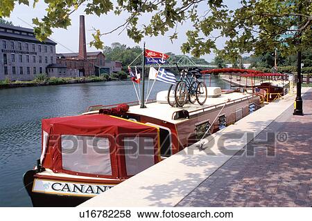 Seneca Falls, canal, Finger Lakes, New York, NY, Cruise line boat along the Cayuga-Seneca Canal. View Large Photo Image Stock Photo - Seneca Falls, canal, Finger Lakes, New York, NY, Cruise line boat along the Cayuga-Seneca Canal.. Fotosearch