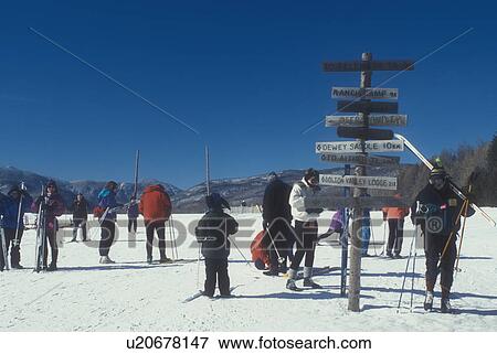 ski, cross-country skiing, Stowe, Vermont, TFL, VT, People cross-country skiing on a sunny winters day at the Trapp Family Lodge in Stowe. View Large Photo Image Stock Photo - ski, cross-country skiing, Stowe, Vermont, TFL, VT, People cross-country skiing on a sunny winters day at the Trapp Family Lodge in Stowe.. Fotosearch