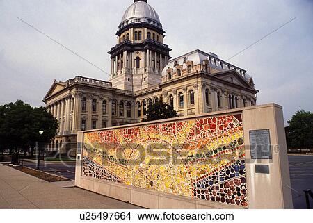 Springfield, capitol, State Capitol, Statehouse, IL, Illinois, The Illinois State Capitol building in the capital city of Springfield, Illinois. View Large Photo Image Picture - Springfield, capitol, State Capitol, Statehouse, IL, Illinois, The Illinois State Capitol building in the capital city of Springfield, Illinois. . Fotosearch