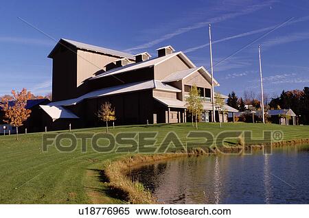Springfield Center, New York, NY, Glimmerglass Opera at the Alice Bush Opera Theater in the fall. View Large Photo Image Stock Photography - Springfield Center, New York, NY, Glimmerglass Opera at the Alice Bush Opera Theater in the fall. . Fotosearch
