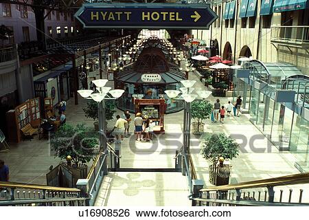 St. Louis, Union Station, mall, MO, Missouri, Interior view of the shopping mall in Union Station. View Large Photo Image Stock Photograph - St. Louis, Union Station, mall, MO, Missouri, Interior view of the shopping mall in Union Station.. Fotosearch