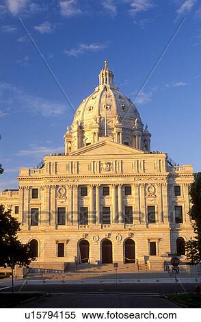 Stock Photography -  St. Paul, State Capitol, State House, MN, Minnesota, Twin Cities, The Minnesota State Capitol Building in the Capital City of Saint Paul.. Fotosearch