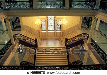 Stock Photo -  State Capitol, Boston, State House, MA, Massachusetts, Interior of the State House in the capital city of Boston.. Fotosearch