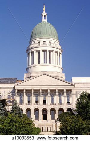 State Capitol, State House, Augusta, Maine, ME, The State House in Augusta. View Large Photo Image Stock Image - State Capitol, State House, Augusta, Maine, ME, The State House in Augusta. . Fotosearch