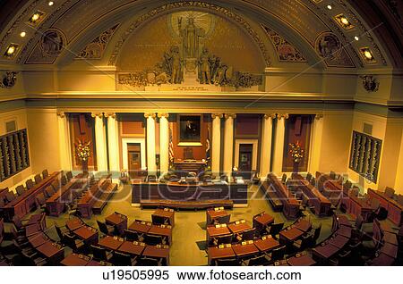 Stock Photography -  State Capitol, State House, Saint Paul, MN, Minnesota, Twin Cities, House of Representatives inside The Minnesota State Capitol Building in the Capital City of St. Paul. . Fotosearch