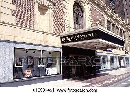 Syracuse, NY, New York, The Hotel Syracuse a Radisson Plaza Hotel in downtown Syracuse. View Large Photo Image Stock Image - Syracuse, NY, New York, The Hotel Syracuse a Radisson Plaza Hotel in downtown Syracuse.. Fotosearch