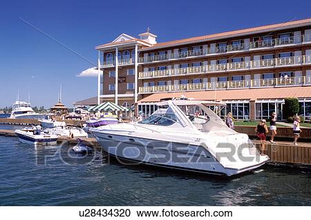 Thousand Islands, Alexandria Bay, New York, St. Lawrence River, NY, Riveredge Hotel-Resort at Alexandria Bay along the St. Lawrence River. View Large Photo Image Stock Image - Thousand Islands, Alexandria Bay, New York, St. Lawrence River, NY, Riveredge Hotel-Resort at Alexandria Bay along the St. Lawrence River.. Fotosearch