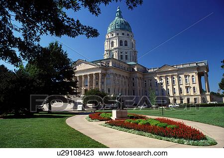 Topeka, State Capitol, State House, KS, Kansas, Bronze statue of Abraham Lincoln outside the State Capitol building in Topeka. The capitol, a French Renaissance style building. View Large Photo Image Stock Image - Topeka, State Capitol, State House, KS, Kansas, Bronze statue of Abraham Lincoln outside the State Capitol building in Topeka. The capitol, a French Renaissance style building.. Fotosearch