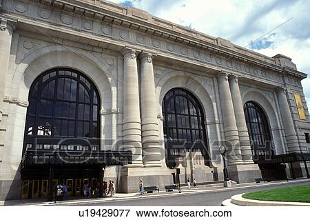 Stock Photo -  train station, Kansas City, MO, Missouri, Union Station in Kansas City.. Fotosearch