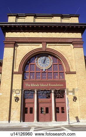 train station, Providence, Rhode Island, RI, The Rhode Island Foundation at Union Station in downtown Providence. View Large Photo Image Stock Image - train station, Providence, Rhode Island, RI, The Rhode Island Foundation at Union Station in downtown Providence.. Fotosearch