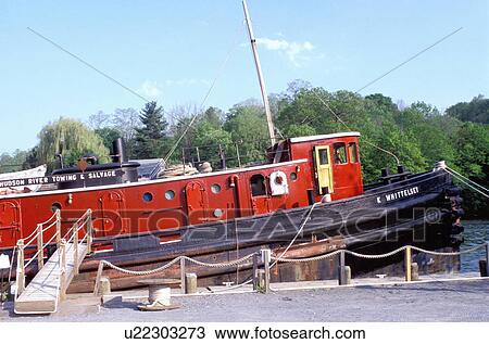 tugboat, Hudson River Maritime Museum, Kingston, New York, Tug boat exhibit at the Hudson River Maritime Museum in Kingston. View Large Photo Image Stock Image - tugboat, Hudson River Maritime Museum, Kingston, New York, Tug boat exhibit at the Hudson River Maritime Museum in Kingston. . Fotosearch