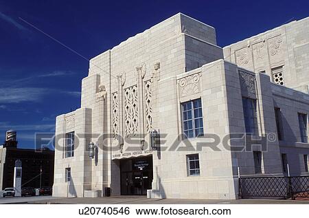 Stock Photograph -  Union Station, Omaha, NE, Nebraska, Western Heritage Museum is housed in the Omaha Union Station in downtown Omaha.. Fotosearch