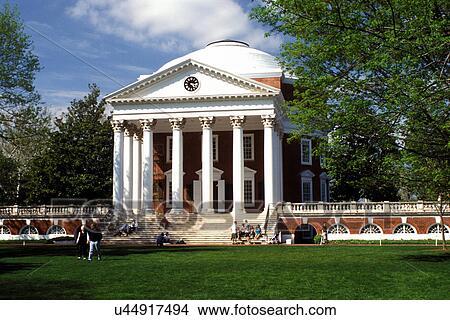university, college, campus, Virginia, Charlottesville, VA, The Rotunda on the University of Virginia campus in Charlottesville in the spring. View Large Photo Image Picture - university, college, campus, Virginia, Charlottesville, VA, The Rotunda on the University of Virginia campus in Charlottesville in the spring.. Fotosearch
