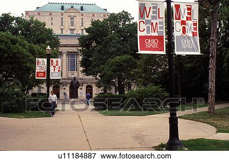 university, Columbus, OH, college, Ohio, The Main Library on Ohio State University campus. View Large Photo Image Stock Photo - university, Columbus, OH, college, Ohio, The Main Library on Ohio State University campus.. Fotosearch