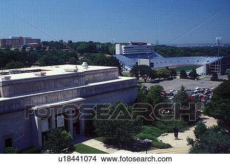 university, Lawrence, KS, Kansas, University of Kansas, View of the Spencer Museum of Art and Memorial Stadium on the campus of the University of Kansas. View Large Photo Image Picture -  university, Lawrence, KS, Kansas, University of Kansas, View of the Spencer Museum of Art and Memorial Stadium on the campus of the University of Kansas.. Fotosearch