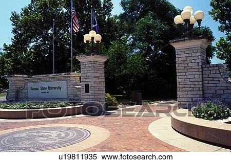 university, Manhattan, Flint Hills, KS, Kansas, Entrance to Kansas State University View Large Photo Image Stock Photography - university, Manhattan, Flint Hills, KS, Kansas, Entrance to Kansas State University. Fotosearch