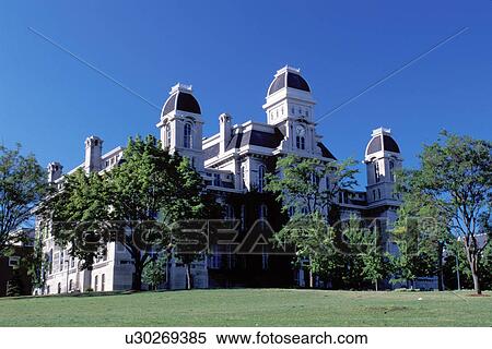 Stock Photography -  university, Syracuse, New York, NY, Syracuse University campus.. Fotosearch
