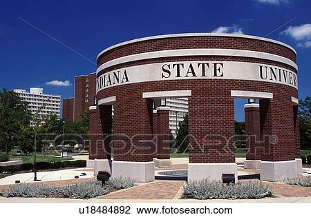 university, Terre Haute, University of Indiana, IN, Indiana, Monument at the entrance of the University of Indiana. View Large Photo Image Stock Image - university, Terre Haute, University of Indiana, IN, Indiana, Monument at the entrance of the University of Indiana.. Fotosearch