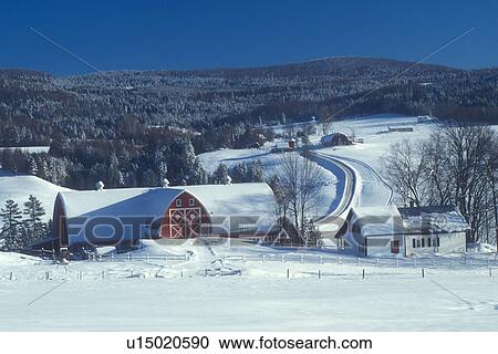 Vermont, red barn, VT, Scenic view of Diamond Heart Farm on a clear day in East Albany in the winter. View Large Photo Image Stock Image - Vermont, red barn, VT, Scenic view of Diamond Heart Farm on a clear day in East Albany in the winter.. Fotosearch