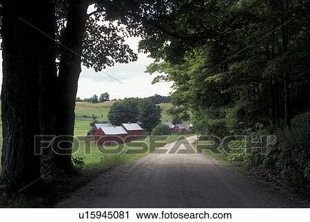 Vermont, VT, Country road leading to Jenne Farm in Reading View Large Photo Image Stock Image - Vermont, VT, Country road leading to Jenne Farm in Reading . Fotosearch