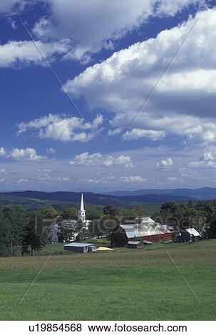 Vermont, VT, View of the scenic village of Peacham View Large Photo Image Stock Photo - Vermont, VT, View of the scenic village of Peacham . Fotosearch