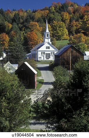 village, church, fall, Waits River, VT, Vermont, Scenic view of the village of Waits River in the autumn. View Large Photo Image Picture - village, church, fall, Waits River, VT, Vermont, Scenic view of the village of Waits River in the autumn.. Fotosearch