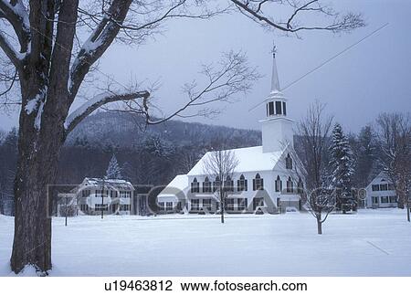 village, snow, church, winter scene, Vermont, Scenic view of the snow covered Townshend Church on a gray winter day in Townshend in Windham County in the state of Vermont. View Large Photo Image Stock Image - village, snow, church, winter scene, Vermont, Scenic view of the snow covered Townshend Church on a gray winter day in Townshend in Windham County in the state of Vermont. . Fotosearch