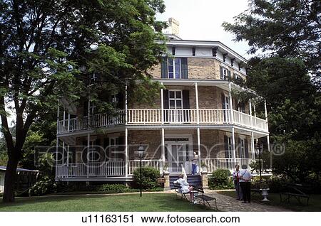 Watertown, Wisconsin, WI, Octagon House, an 1854 dwelling, used as the first kindergarten in America. View Large Photo Image Stock Image - Watertown, Wisconsin, WI, Octagon House, an 1854 dwelling, used as the first kindergarten in America.. Fotosearch