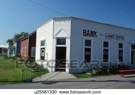 West Fargo, ND, North Dakota, The Bank at Bonanzaville USA an historic village. View Large Photo Image Stock Image - West Fargo, ND, North Dakota, The Bank at Bonanzaville USA an historic village.. Fotosearch
