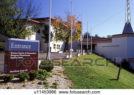 Stock Photograph -  West Hartford, Connecticut, CT, Science Center of Connecticut in West Hartford in the autumn.. Fotosearch