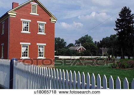 Zoar Village, Zoar, OH, Ohio, Historic house and garden at Zoar Village founded by German Immigrants. View Large Photo Image Stock Photo - Zoar Village, Zoar, OH, Ohio, Historic house and garden at Zoar Village founded by German Immigrants.. Fotosearch