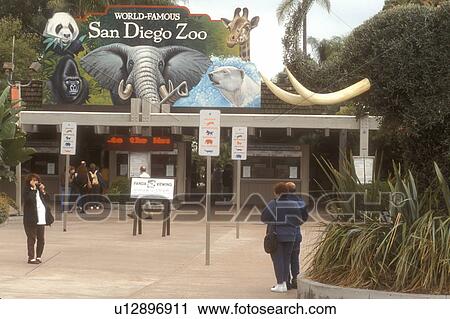 zoo, San Diego, California, CA, Entrance to the San Diego Zoo at Balboa Park in San Diego. View Large Photo Image Stock Image - zoo, San Diego, California, CA, Entrance to the San Diego Zoo at Balboa Park in San Diego.. Fotosearch