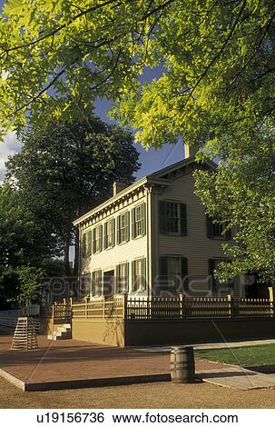 Abraham Lincoln, Springfield, IL, Illinois, Lincoln Home National Historic Site in Springfield. View Large Photo Image Stock Photograph - Abraham Lincoln, Springfield, IL, Illinois, Lincoln Home National Historic Site in Springfield.. Fotosearch